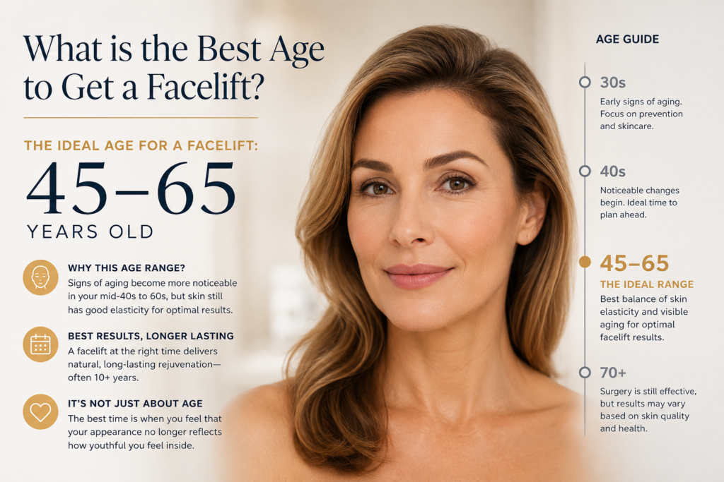 What is the best age to get a facelift -Dr Levente Deak